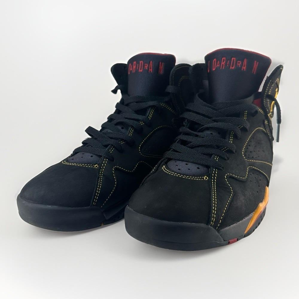 Nike Air Jordan 7 Retro Citrus 2022 Black Red Yellow Men's Size 10.5 CU9307-081